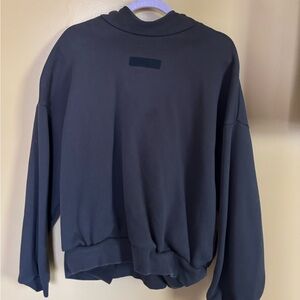 Authentic ESSENTIALS Fear of God hoodie Carbon color